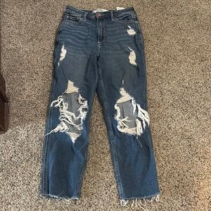 Hollister Distressed Mom Jeans
